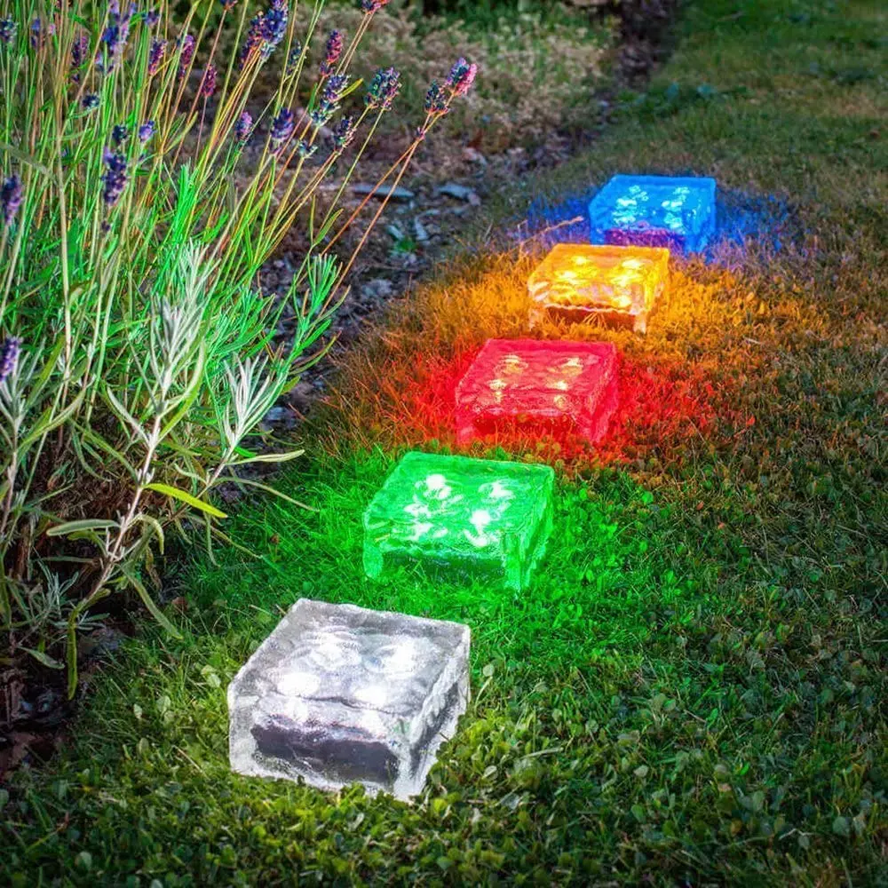 LED Solar Garden Light Brick