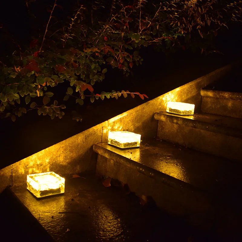 LED Solar Garden Light Brick