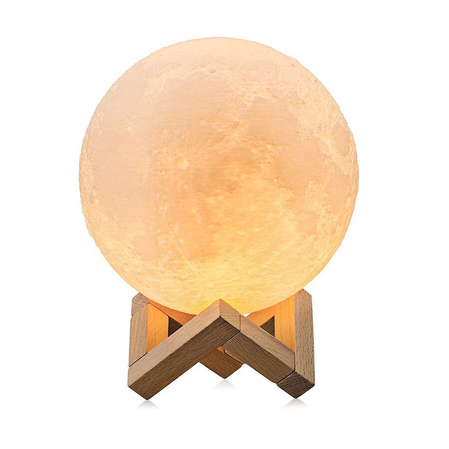 3D Rechargeable Moon Shaped Night Lights