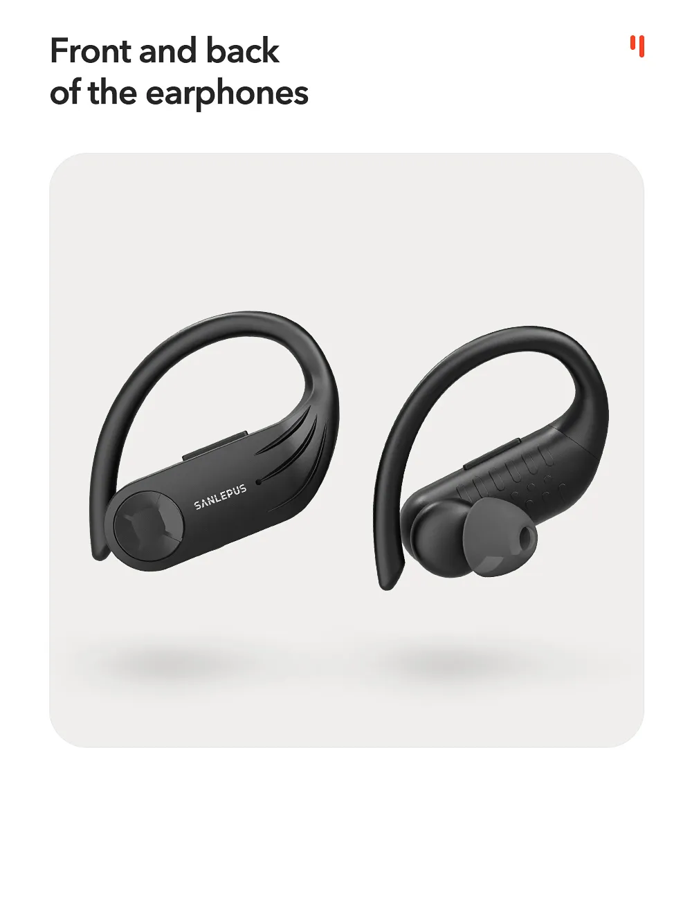 Bluetooth Earphones with LED Display